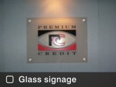 Glass Signage